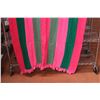 Image 3 : Pink and Green Afghan Blanket