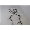 Image 2 : Metal Rooster Wall Hanger (10" x 33")