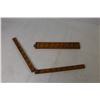 Image 2 : (2) Wooden 36" Folding Rulers - Lufkin - Rabone