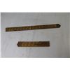 Image 2 : (2) Wooden 36" Folding Rulers - Foreign - Rabone