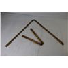 Image 3 : (2) Wooden 36" Folding Rulers - Foreign - Rabone