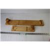 Image 1 : (2) Wooden Plane Wall Mounts (20" -10")