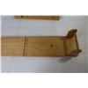 Image 2 : (2) Wooden Plane Wall Mounts (9" x 27")