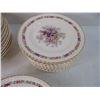 Image 5 : (34) Pieces of Old English "Quenn's Bouquet" Dinnerware