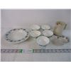 Image 1 : (6) Pieces of Kopin, Trinket Dish and Small Pitcher (cracked)