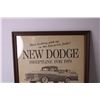 Image 4 : Framed Dodge Car Advertisement - 11 1/2" x 14 1/2"