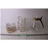 Image 1 : Pyrex Percolator, Pitcher and Glasses