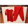 Image 1 : *Men's Vintage Red Sport Set - Size Small