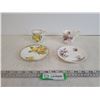 Image 1 : (2) Royal Albert Miniature Tea Cups and Saucers --Lavender Rose and Tea Rose
