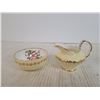 Image 2 : Avon Miniature Tea Cup and Saucer + Clare Cream and Sugar Set