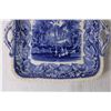 Image 4 : Masons Blue and White Square Plate - 9"