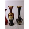 Image 2 : Assorted Bohemian Vases and Misc.