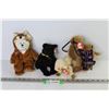 Image 1 : (4)  TY Bears - Beanie Babies
