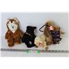 Image 2 : (4)  TY Bears - Beanie Babies
