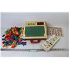 Image 2 : Fisher Price School Days Desk - Magnetic Letters - Letter Stencils