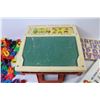 Image 3 : Fisher Price School Days Desk - Magnetic Letters - Letter Stencils
