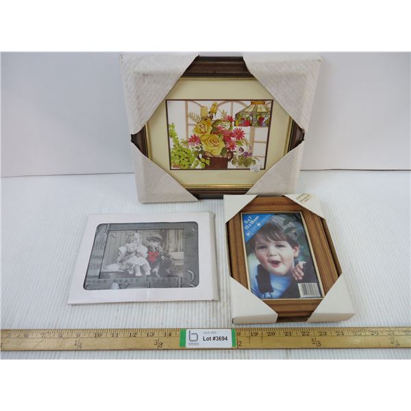 (2) Picture Frames and (1) Picture