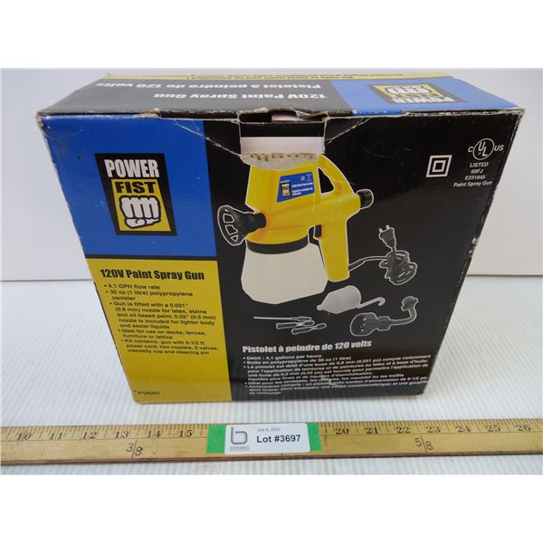 Power Fist 120V Paint Spray Gun