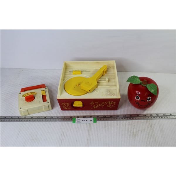 Fisher Price Record Player - Fisher-Price Radio - Musical Apple