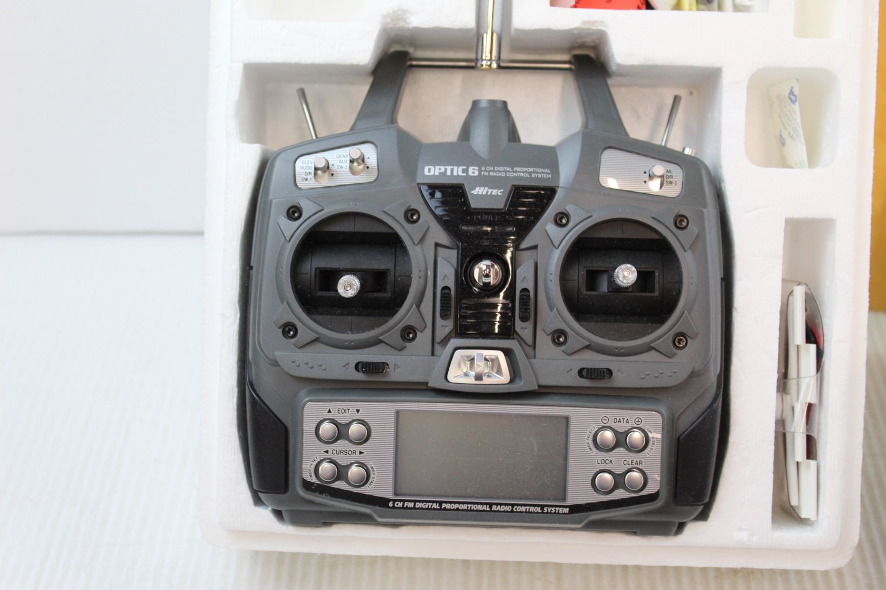 HiTec Optic 6 6-Ch Digital Proportional FM Radio Control System in Box