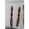 Image 4 : (4) Wooden Model Plane Propellers