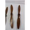Image 5 : (4) Wooden Model Plane Propellers