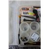 Image 5 : (4) Plastic Cases of Model Airplane Parts (Batteries, Gears, Nuts Etc.)