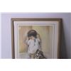 Image 2 : Framed Print of Girl, In Disgrace by Bessie Pease - 8 1/2" x 10 1/2"