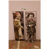 Image 1 : *Pair of Boy and Girl Art Pieces - 11 1/2" x 36"