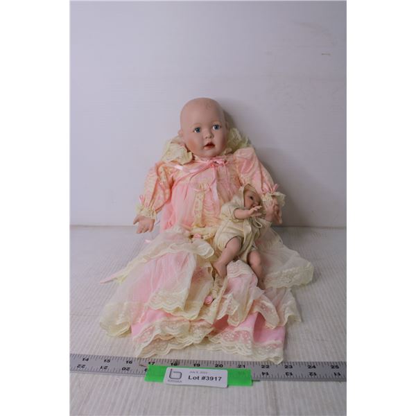 (2) Vintage Baby Dolls Bodnarus Auctioneering