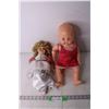 Image 1 : (2) Vintage Dolls (One Missing Leg)