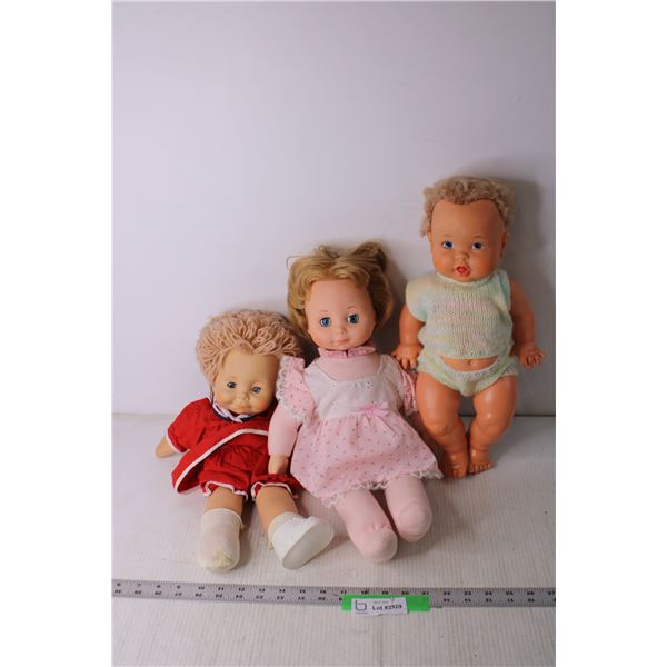 (3) Vintage Baby Dolls Bodnarus Auctioneering