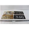 Image 1 : (4) Saskatchewan License Plates (1960, 1961)