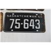 Image 2 : (4) Saskatchewan License Plates (1960, 1961)