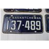 Image 2 : (4) Saskatchewan License Plates (1962)