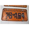 Image 2 : (4) Saskatchewan License Plates (1963)