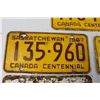 Image 4 : (5) Saskatchewan License Plates (1964, 1966, 1967)