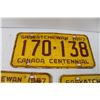Image 6 : (5) Saskatchewan License Plates (1964, 1966, 1967)