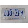 Image 2 : Ontario License Plate