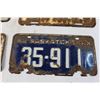 Image 3 : (4) Saskatchewan License Plates (1952, 1957, 1958, 1959)