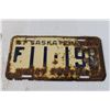 Image 4 : (4) Saskatchewan License Plates (1952, 1957, 1958, 1959)