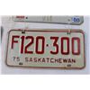 Image 3 : (6) Saskatchewan License Plates (1975, 1976, 1988)