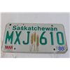 Image 4 : (6) Saskatchewan License Plates (1975, 1976, 1988)
