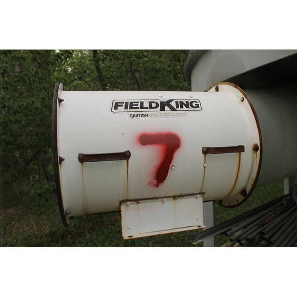 3 Hp Field King Aeration Fan. Located 58565 Hwy 827, 1.7 Km North of Egremont.  PH(780)736-3688. Rem