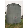 Image 1 : Westeel 6-Ring Hopper Bin c/w ladder & opener, wood floor. Located- 58303-RR213, West of Radway from