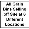 Image 1 : All Grain Bins Selling off Site at 6 Different Locations