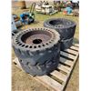 Image 1 : 4 times each (4-8 hole solid bobcat tires