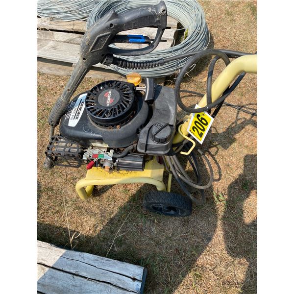 Gas Karcher 2000 P.S.I. washer was running