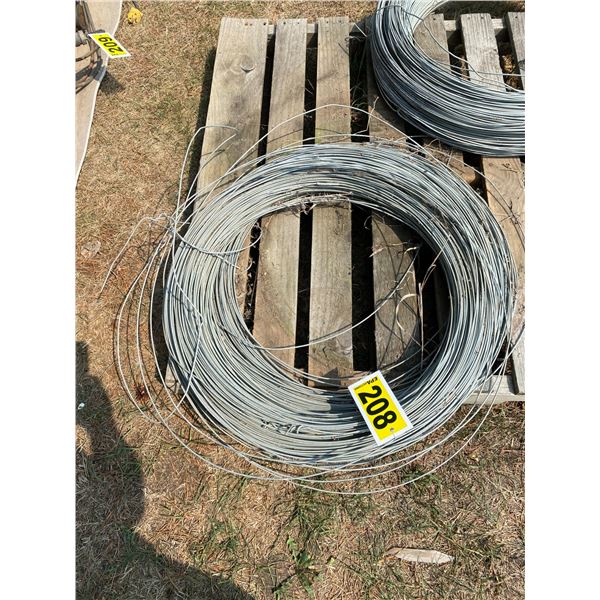 Roll of soft telephone wire