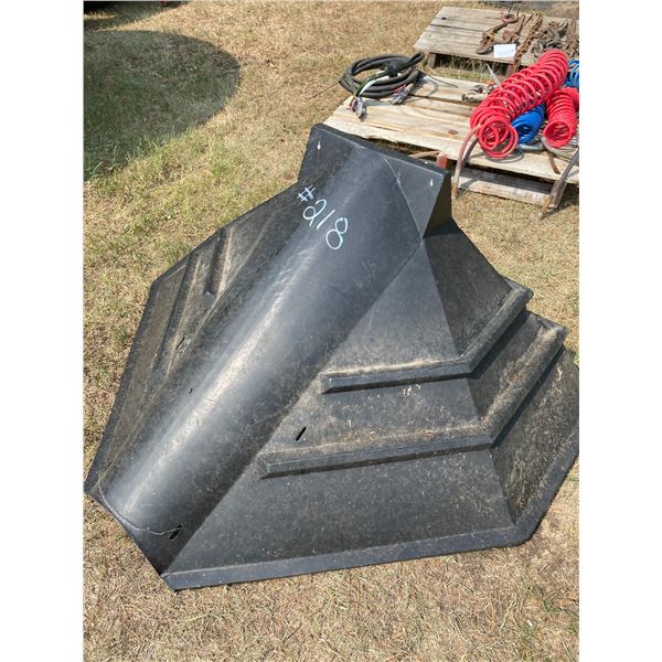 plastic grain hopper